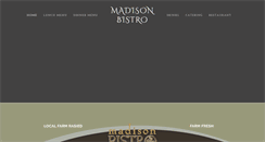 Desktop Screenshot of madisonbistrocny.com